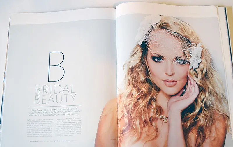 Bridal Beauty Feature in Brides of Adelaide