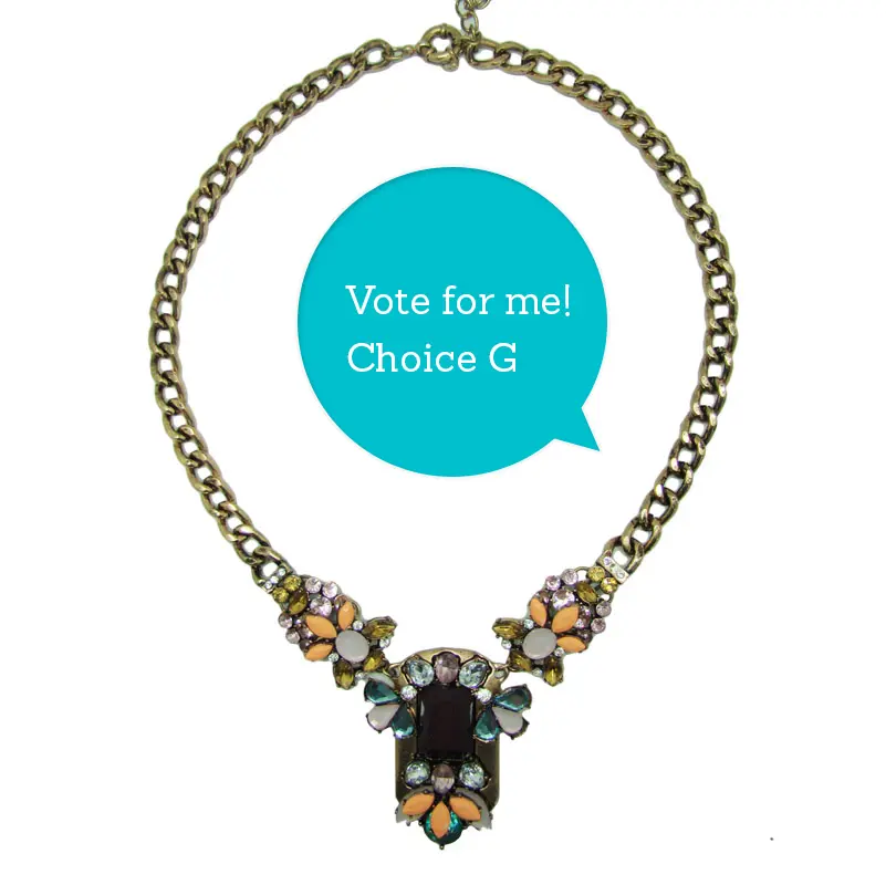 Vote for this necklace G now