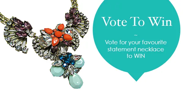 Vote to Win Statement Necklace