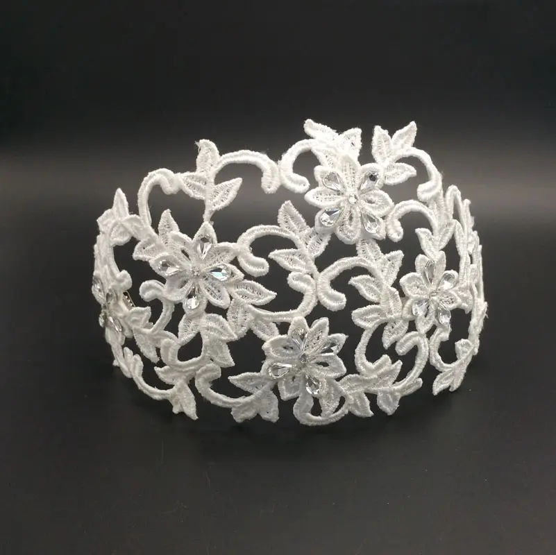 Harlow | Embellished Lace Headpiece
