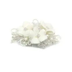 Aria | Satin and Pearl Floral Piece